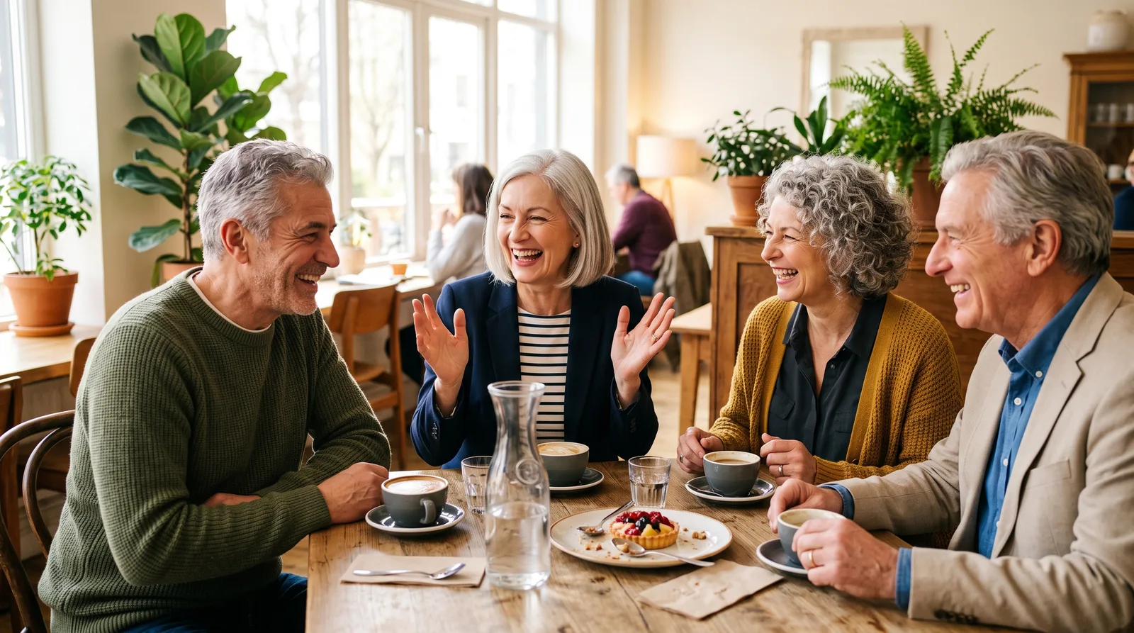 Illustration for the article: How to Make Friends After 60: A Practical Guide